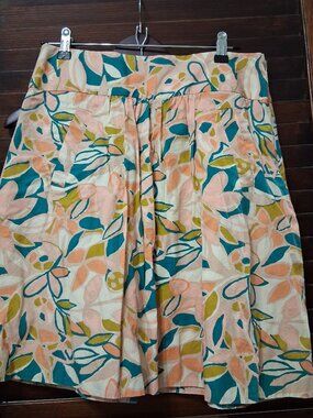 J Crew Floral Skirt